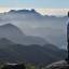 Admirando a vista espetacular do Parque Nacional da Serra dos Órgãos, no Rio de Janeiro